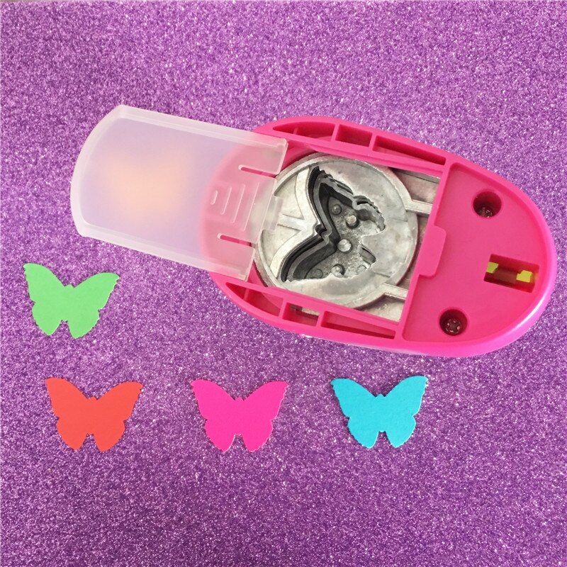 Free Ship 1.5 inch Butterfly EVA hole punch paper puncher for greeting card handmade scrapbook animal craft punch machine