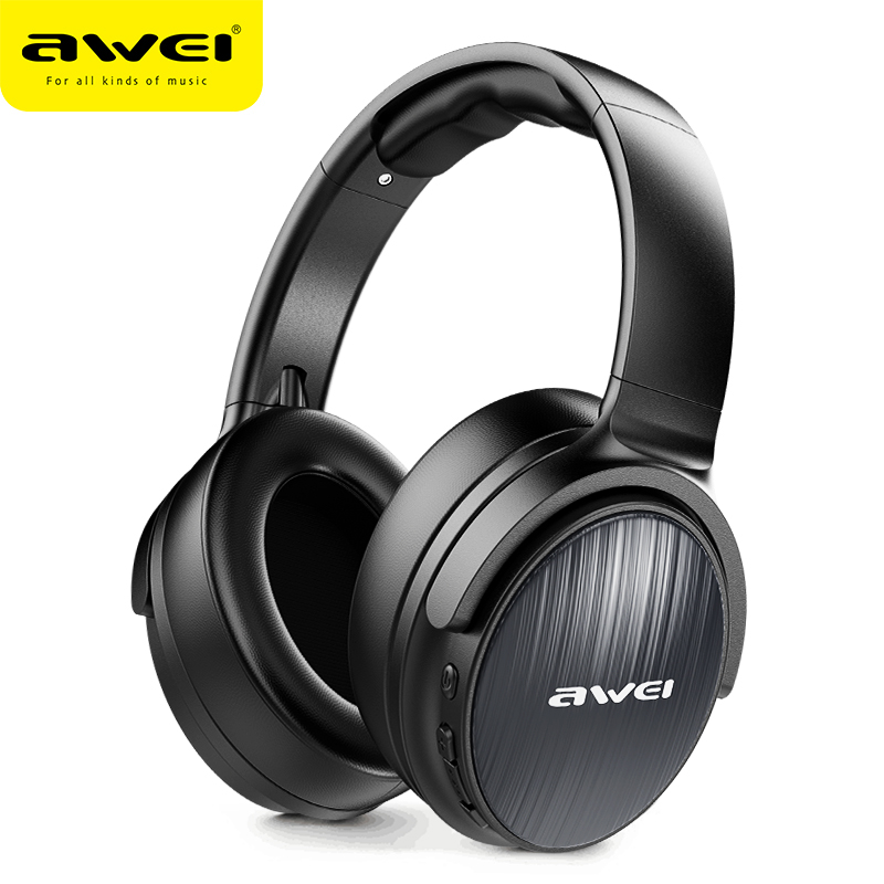 AWEI A780BL Bluetooth Sport ecouteurs sans fils casque d&#39;écoute pliable sans fil avec Microphone, étanche IPX4, Bluetooth, son stéréo, basse, pour jeu, A780BL