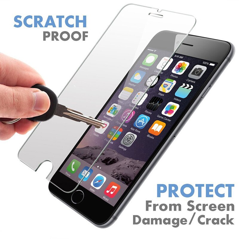 Screen Protector Glas Voor Iphone X 5 5S Se 4 4S Gehard Glas Voor Iphone 11 Pro 8 6 6 S Plus Clear Hard Glas Op Iphone 7 Plus