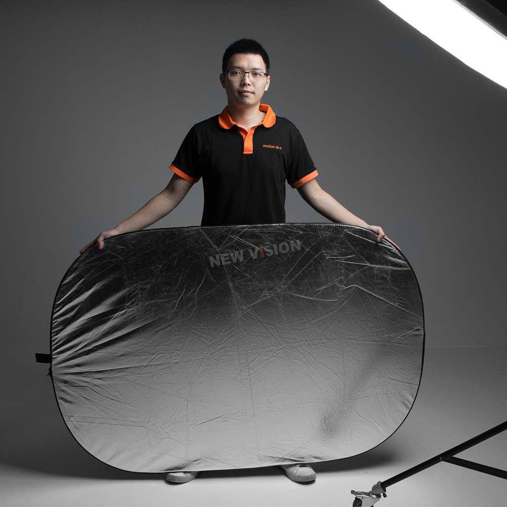 Godox 2 in 1 100 x 150cm bærbar oval multi-disc re... – Grandado