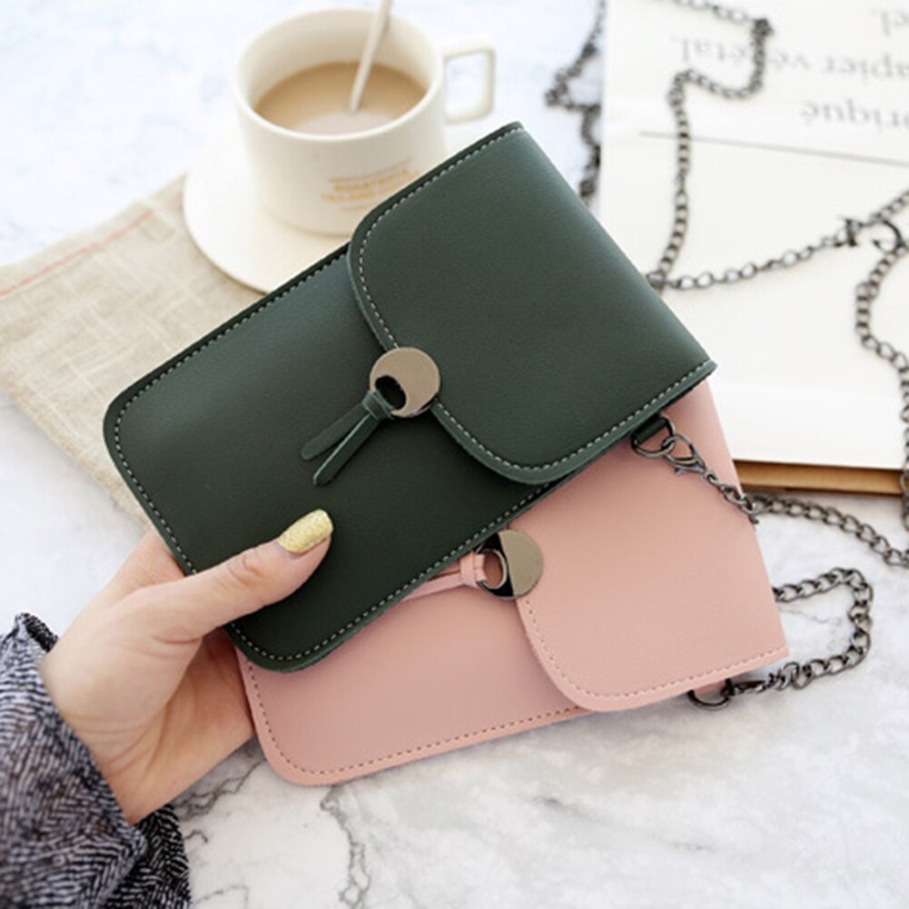 Touch Screen Cell Phone Bag Case Smartphone Wallet PU Leather Shoulder Bag Women HandBag for Iphone X Samsung S10 Huawei P30