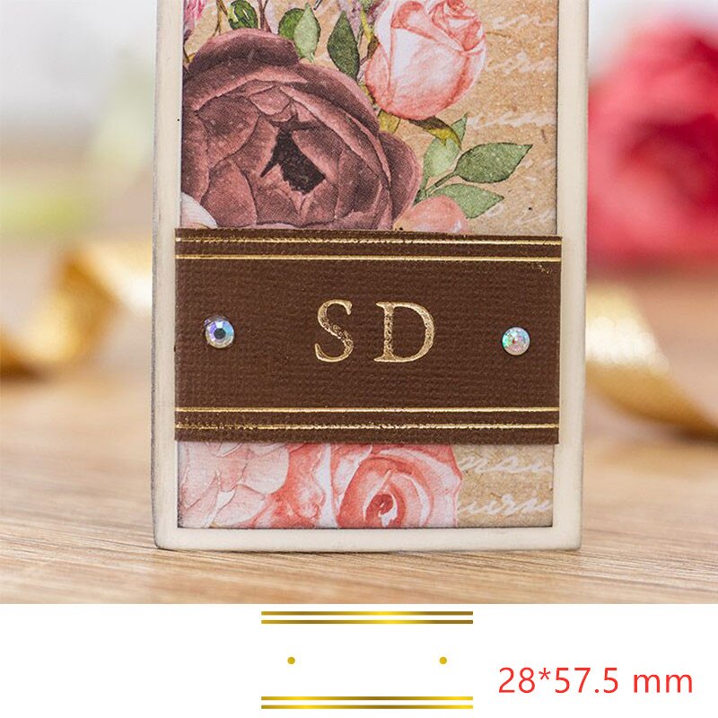 Letters Alphabets Borders Wreath Frames Metal Foil Plates for DIY Scrapbooking Letterpress Embossing Paper Cards Crafts: Picture 1