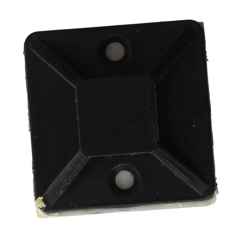 50 Units 25 x 25 x 8 mm Self Adhesion Mount Base Cable Tie Support
