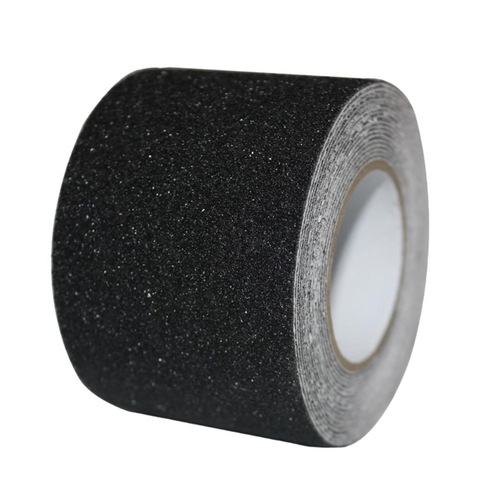 Pvc Sterke Zelfklevende Anti-Slip Tape Waterdicht Anti Slip Tape Veilig Waarschuwing Tape Gebruikt Voor Vloer Keuken trap Badkamer: Black / 10CMx5M