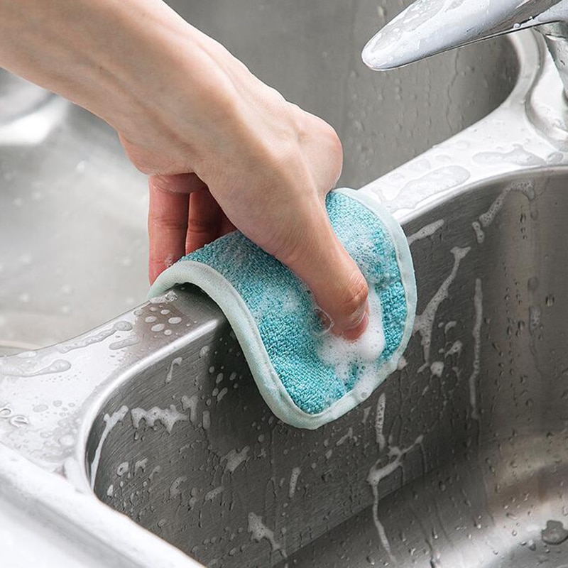 double-sided kitchen Cleaning sponge wipe for dishwashing antibacterial Sponge cleaning brush for bathroom super absorption