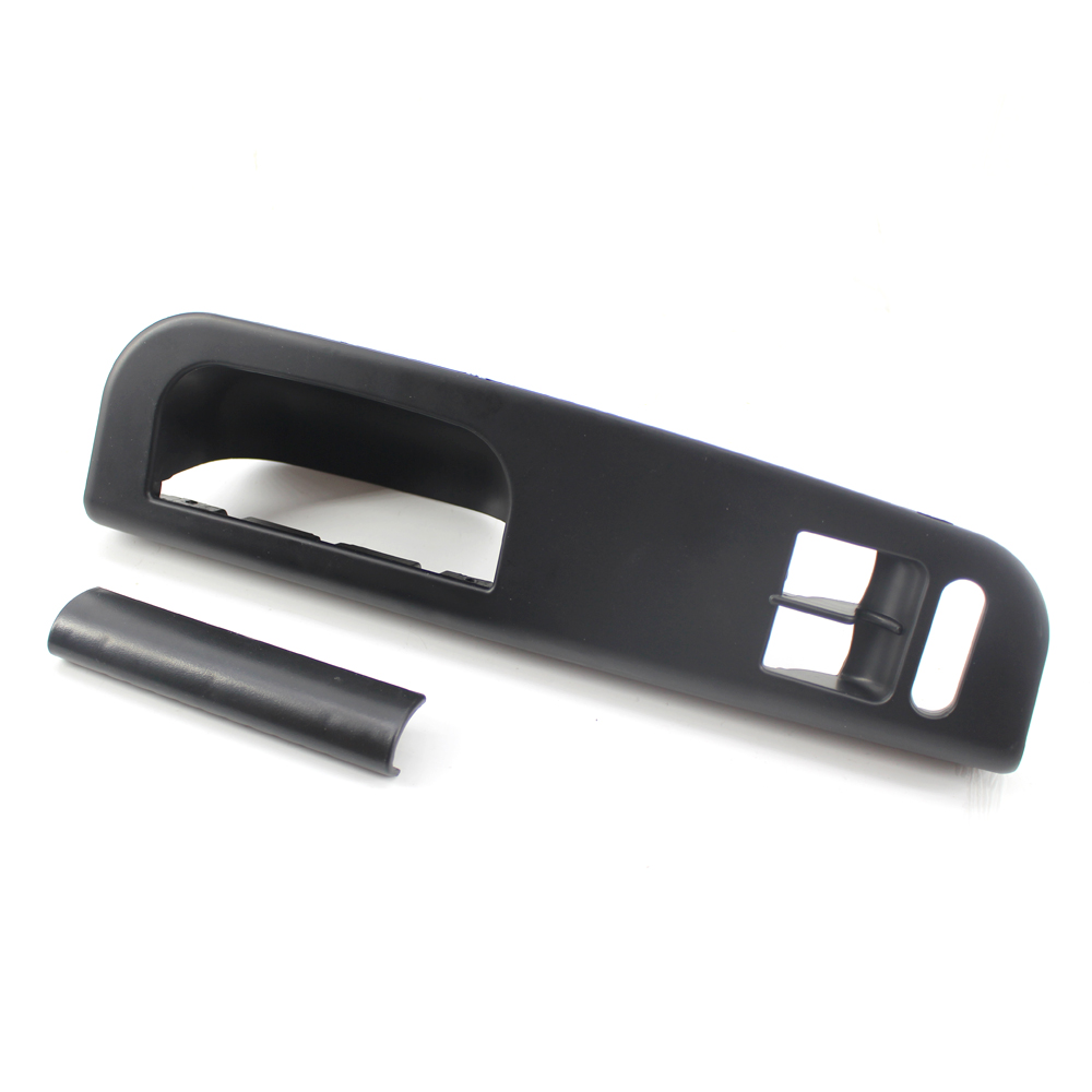 Panel frontal izquierdo para coche, Panel de Control de ventanilla eléctrica, bisel embellecedor de potencia con barra lateral para Golf 4 Passat 1998-2005, 2 puertas, negro/gris