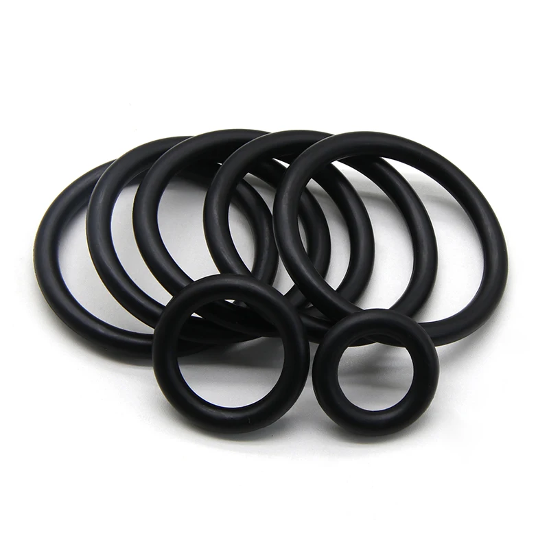 Joint torique NBR CS 4mm OD 16mm ~ 150mm, 10 pièces, entretoise en caoutchouc Nitrile butadiène, rondelle résistante à l'huile, forme ronde noire