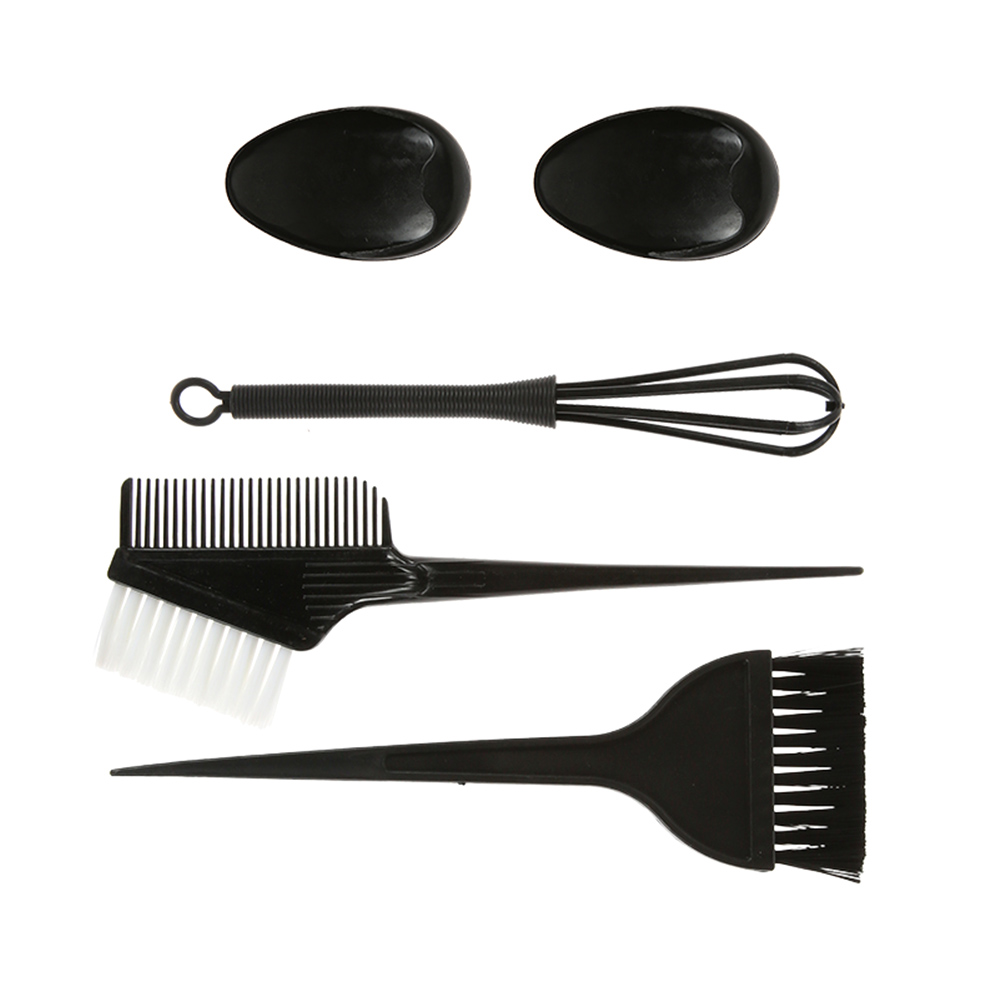 5PCS Haarverf Kleur Borstel en Kom Set Oor Caps Dye Mixer Haar Tint Sterven Coloring Applicator Salon Kappers styling Tool