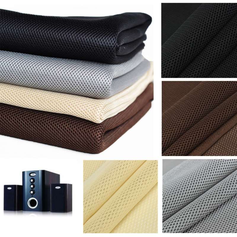 LEORY Speaker Grill Cloth Stereo Gille Fabric Speaker Mesh Cloth 1.4m x 0.5m 4 Colors Large/ Sound Box / KTV Box