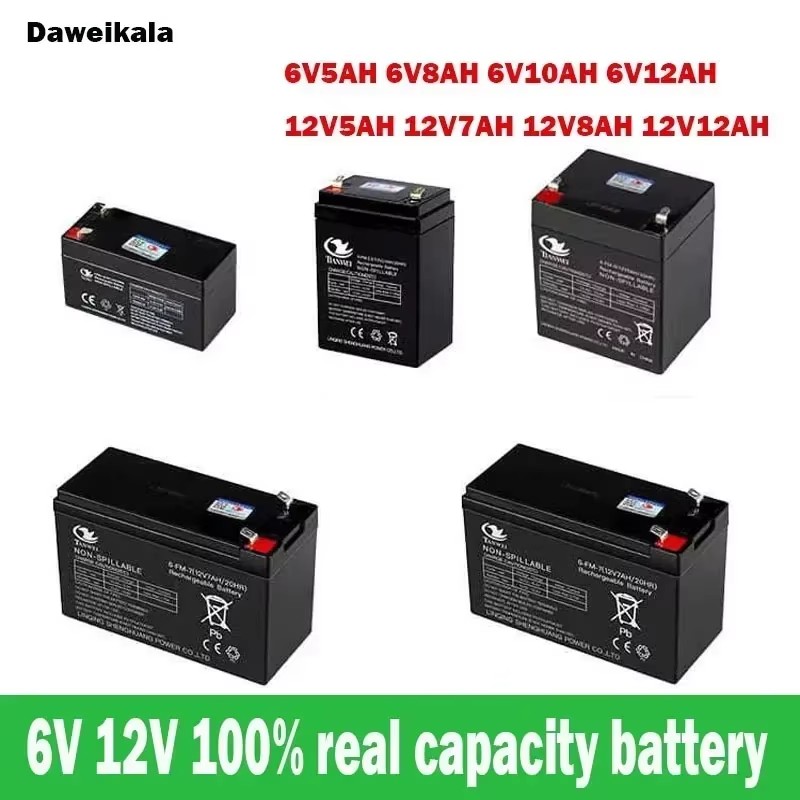 Replacement Batteries for Children's Electric Vehicles - 6V & 12V Options (5Ah, 7Ah, 8Ah, 10Ah, 12Ah)