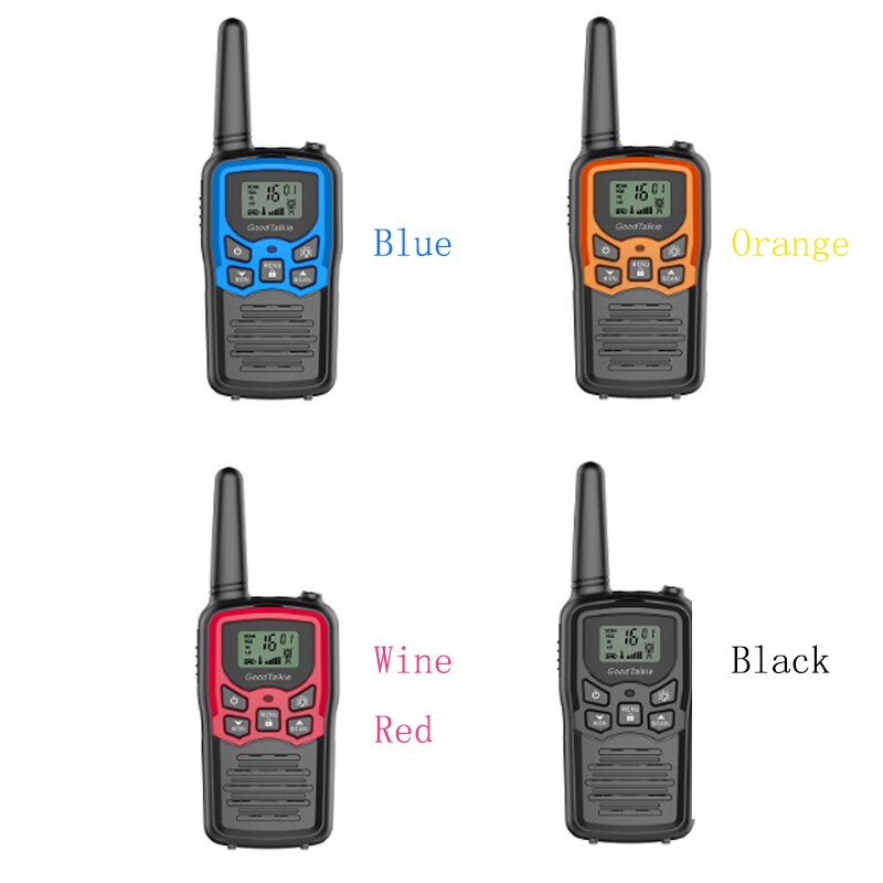 2PCS GoodTalkie T5 Walkie talkie Holding outdoor Civil High power walkie talkie 22 Shindo 400-470MHz Maximum distance 5 km: Default Title