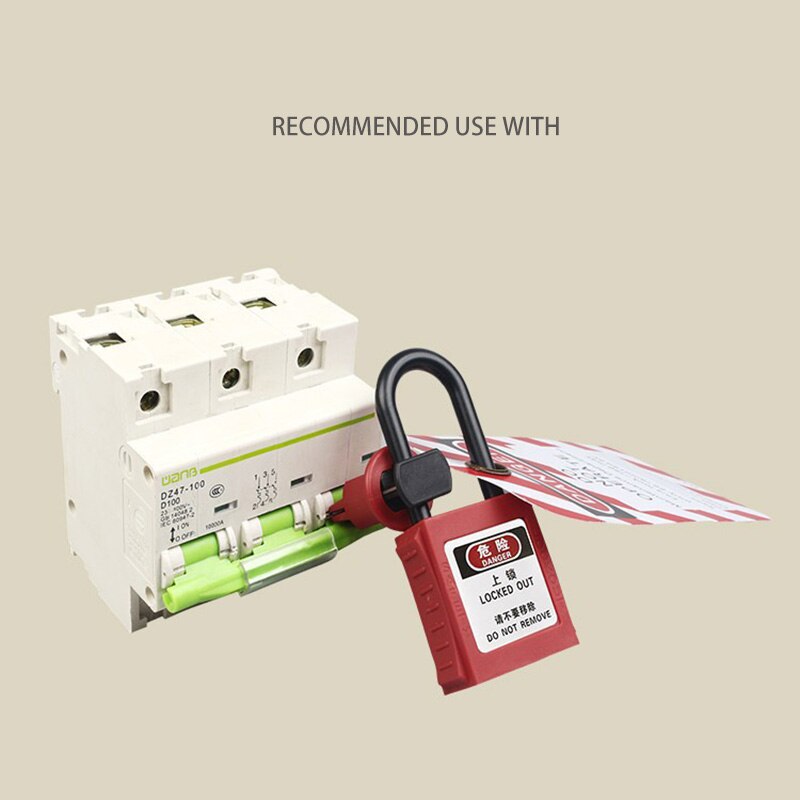 Circuit Breaker Lock Electrical Safety Lockout Miniature Air Switch Breaker Lockout For Power Lsolation Pinout Safety Locks