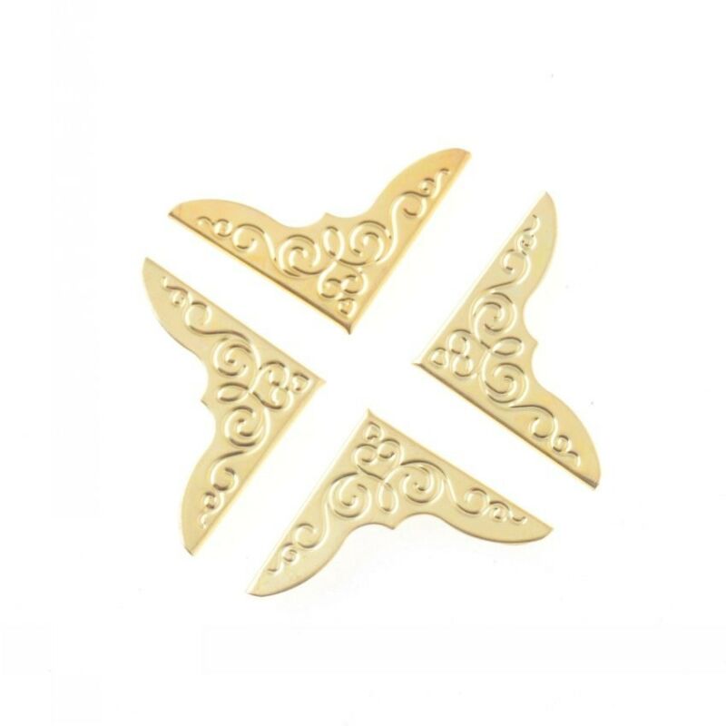 Metal Book Corner Protectors Tone Scrapbooking Albums Menus Folders Corner Protectors Card File Menu Metal Corners Book.