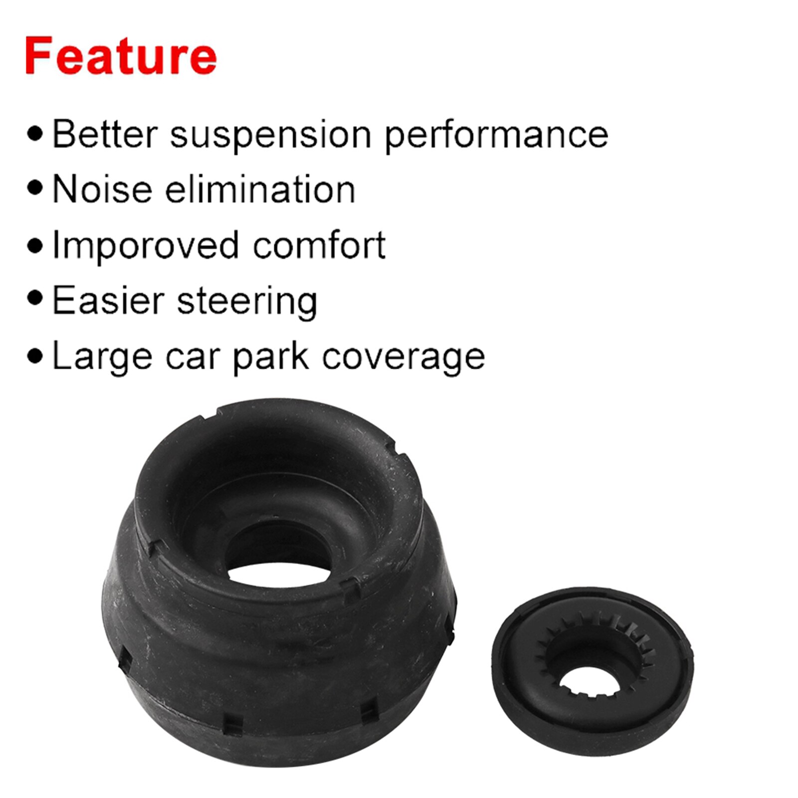 2pcs Front Suspension Top Strut Mounts & Bearings Kits Accessories for VW Golf Mk4