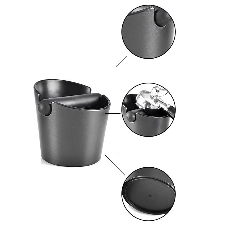 Koffiedik Box Grond Vaten Italiaanse Koffie Klop Gronden Doos Ondersteunende Apparatuur Mini Koffiedik Container Grond Sto