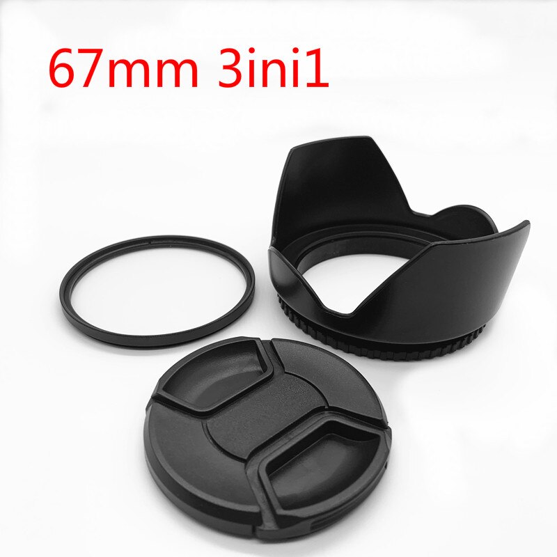 67mm zonnekapdop uv-filter voor nikon  d300 d700 16-85mm 18-70mm ,d80 d90 18-105mm