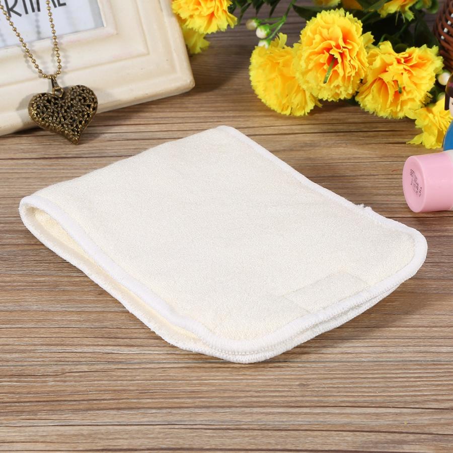 1PC Durable 5 Layer Insertion Pad Reusable Bamboo Fiber Fabric Cushion Reusable Adult Diaper Insert Patient Elderly Health Care