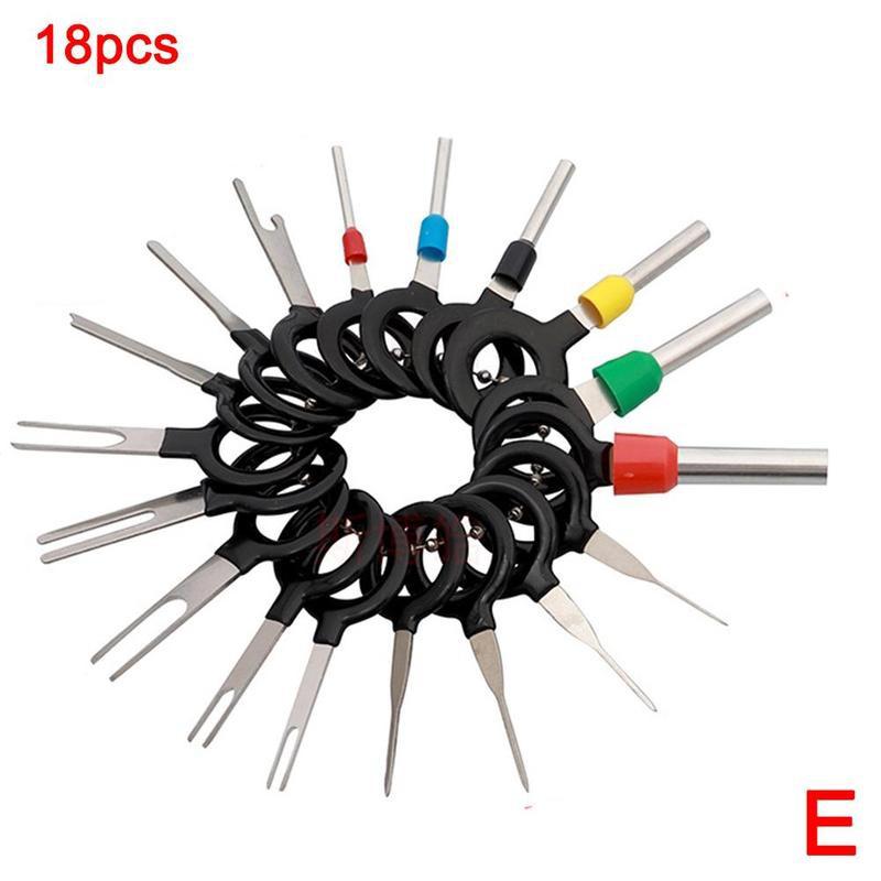 8/11/18/21/29/36/38 stücke Terminal Auswerfer Kit Werkzeuge Pin Auswerfer Kit Set draht Stecker Extractor Automotive Terminal Auswerfer Kit: 5