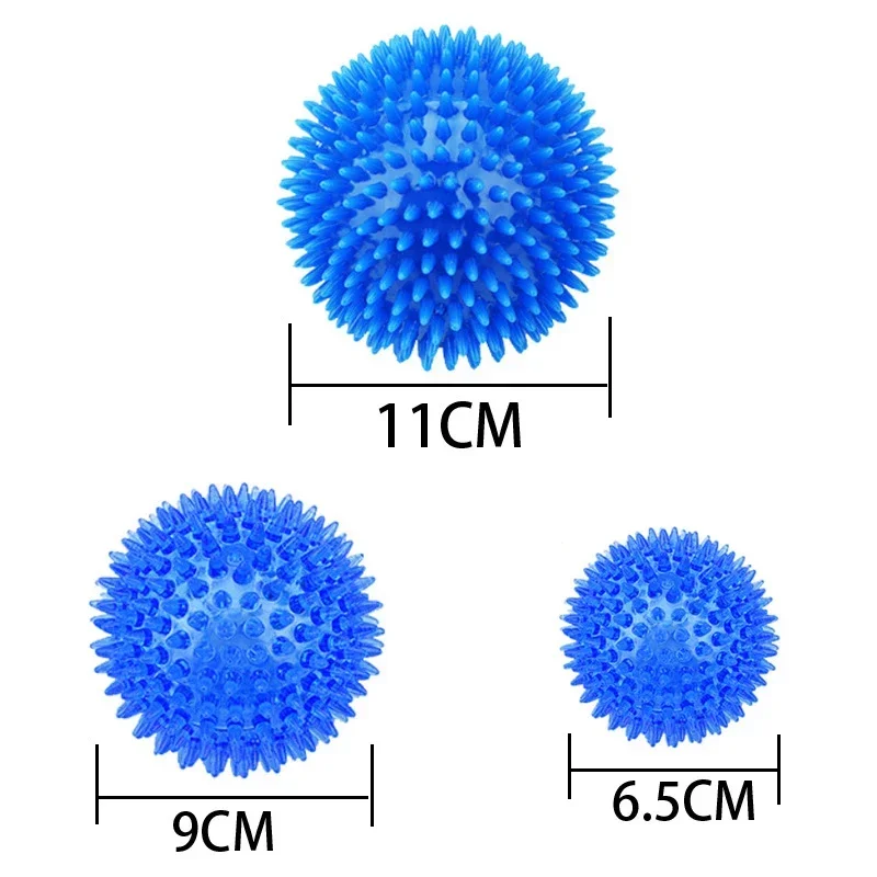 Brinquedos para cães de estimação, gato, filhote de cachorro, brinquedo com som de bolinhas, bola de limpeza de dentes estridentes, treinamento tpr, brinquedo de mastigar, bolas de espinhos, acessórios