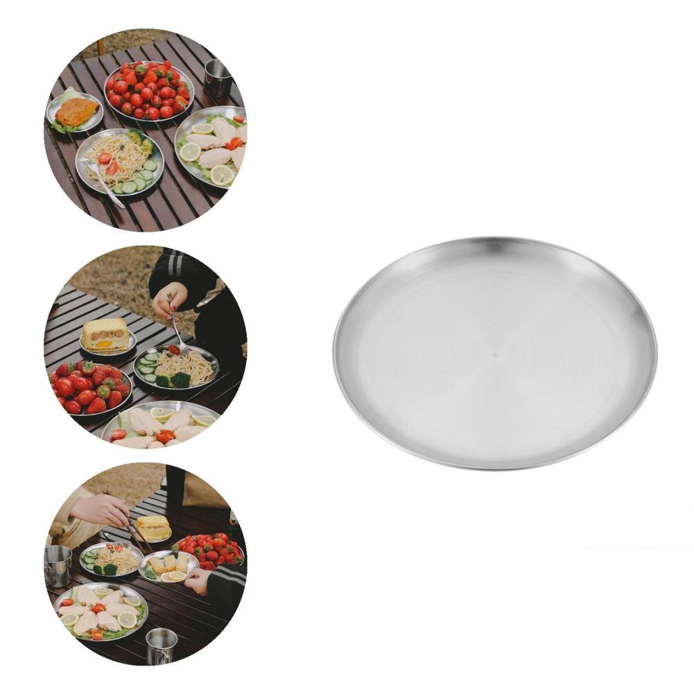 Unique Food Plate Durable Portable Universal Heat-resistant Dining Plate Fruit Plate Dining Plate