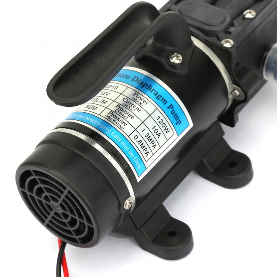 12V/24V 10A/5A 120W Electric Water Pump 10L/m Self Priming Diaphragm Pump for High Pressure Washer for High PressureWasher