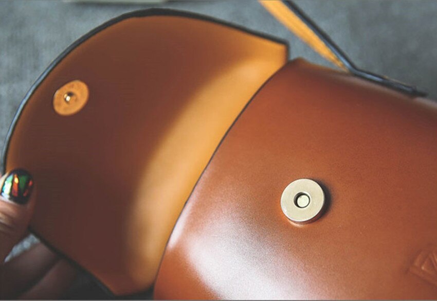 Wallike Moda Mini Forma da Concha Cluth Saco Crossbody Coreano Japão Estilo Lady Messenger Bag PU Couro Bolsas de Ombro Bolsa Diária