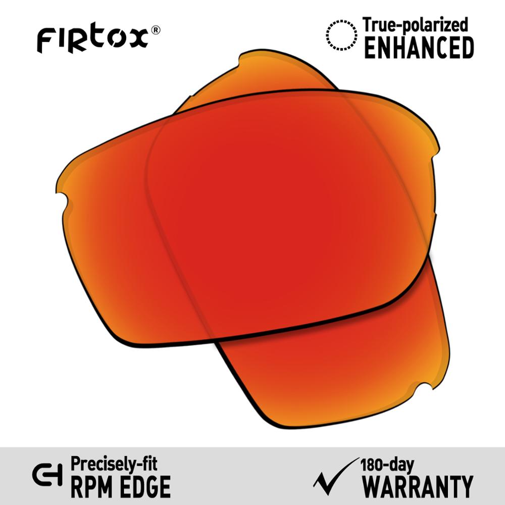 Firtox True UV400 Polarized Lenses Replacement for-Oakley RPM Edge OO9205 Sunglasses (Compatiable Lens Only) - Multiple Colors: Red-Polarized