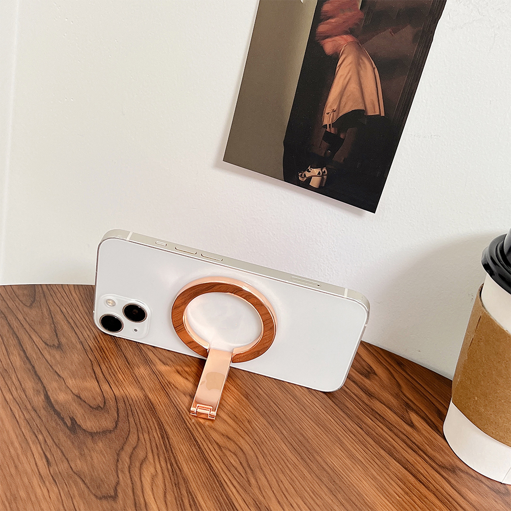 Magnesafe metalowy brokat w proszku silny magnetyczny uchwyt pierścieniowy ssący do uchwytu na telefon komórkowy z metalowym ładowaniem obrotowym 360 ° uniwersalny