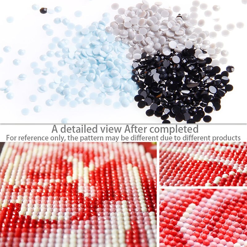 Diy 5D Volledige Diamanten Borduurwerk Pioen Bloemen Ronde Diamant Schilderij Borduurpakketten Diamond Mozaïek Home Decoratie 40*30cm