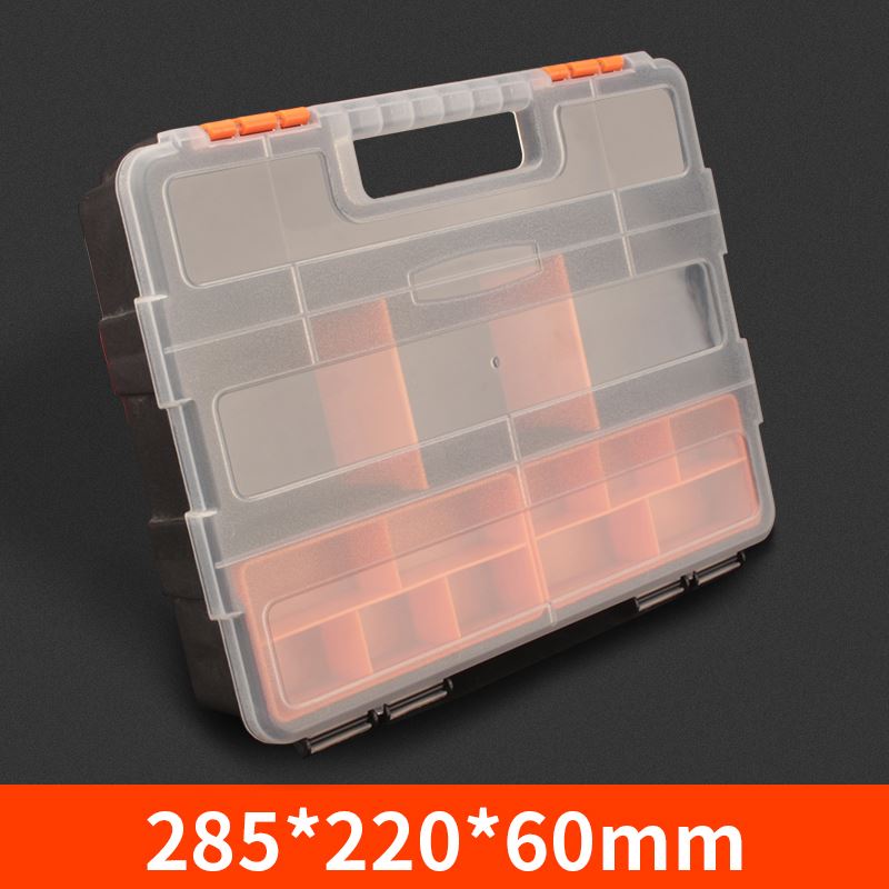 Portable Tool Box Electrician Organizer Cabinet Garage Storage Plastic Tools Box Caisse Outils Screw Box EA60GX: Style 2