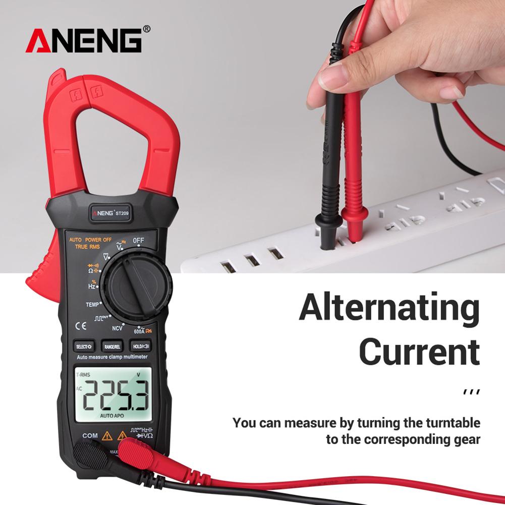 Digital Clamp Meter LCD Backlight Liquid Crystal Display AC/DC Voltage Current Tester Ammeter Voltmeter Electrical Instruments