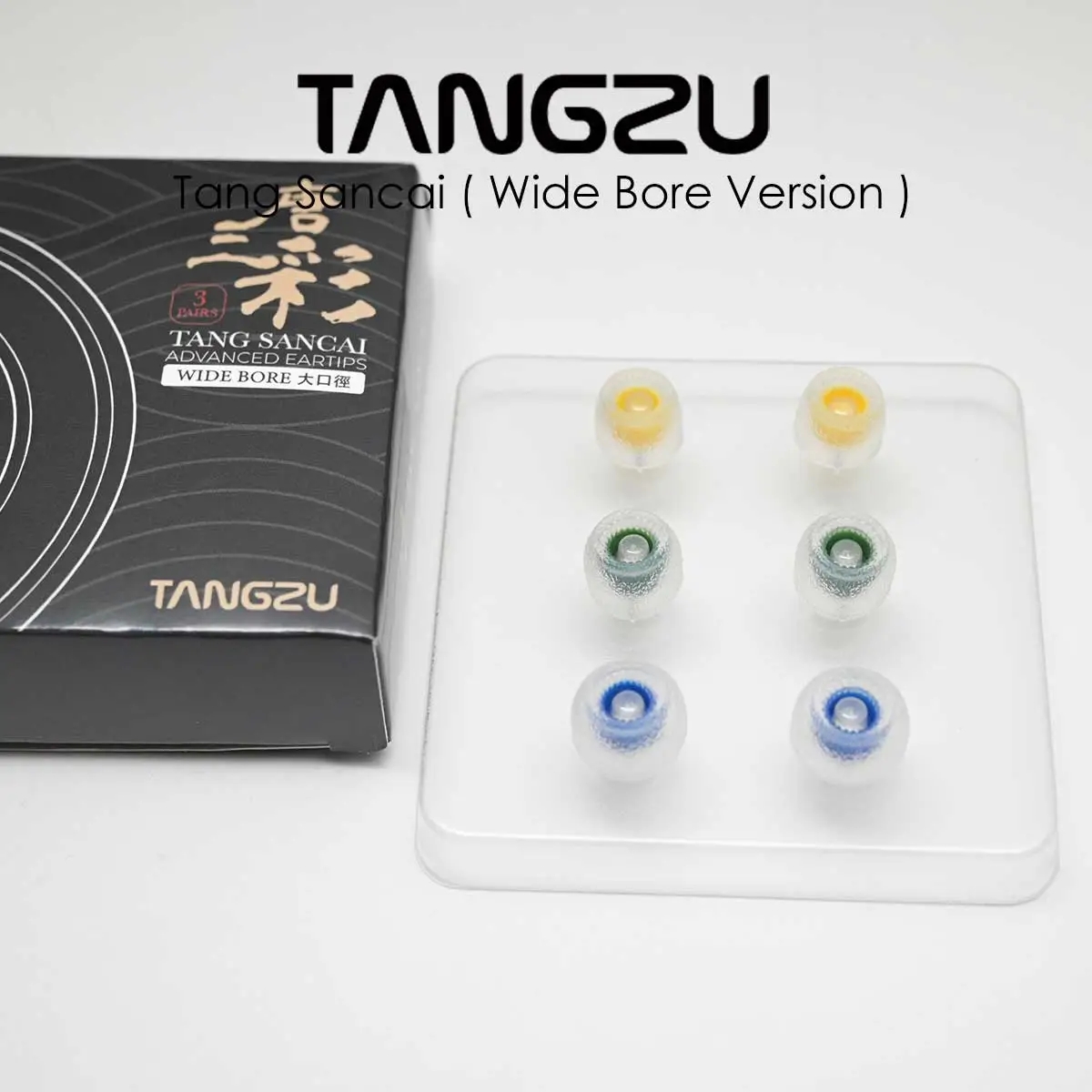 Tangzu Tang Sancai Balance/Wide Bore Version In-Ear Eartips Silicone Earphone Tips Earbuds Earplug Princess Changle ShiminLi