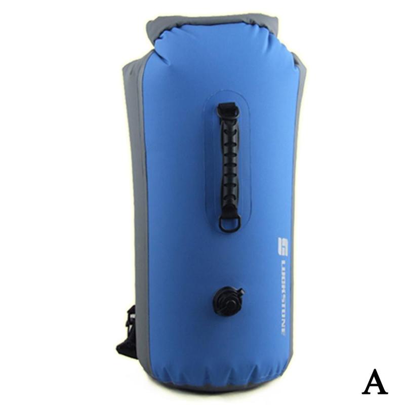 Outdoor Floating Bag 60l Waterproof And Inflatable Large Camping Sports Backpack Water Backpack River Capacity Rafting B0v7: A