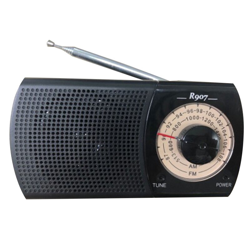 Portable AM/FM Radio, Pocket with Headphone Jack, Best Reception, Battery Operated By 2 AA Battery(Not Included): Default Title
