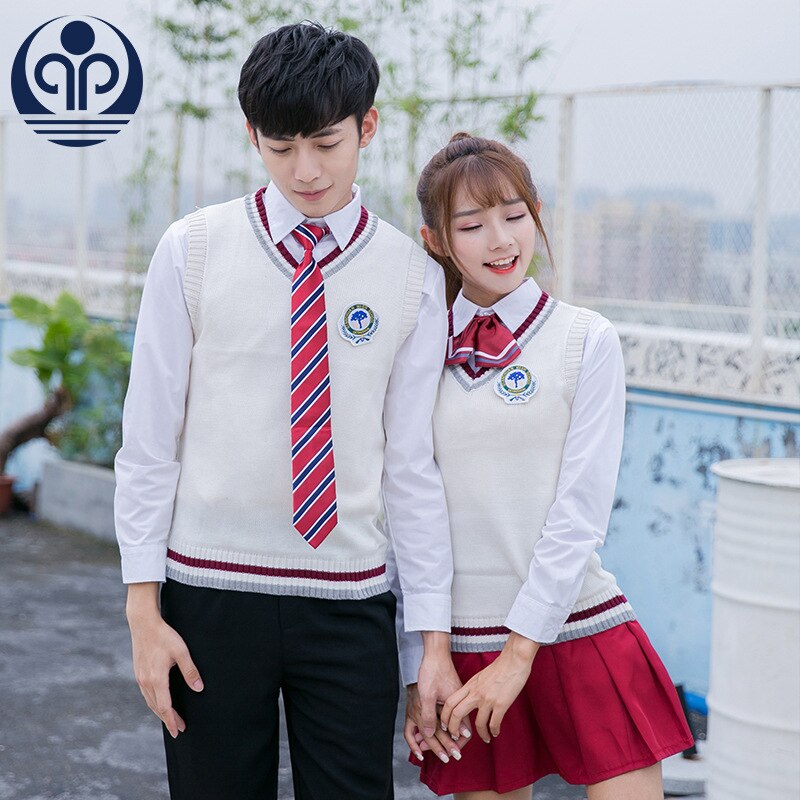 Students School Uniform Adult British Style Middle School Clothes 4pcs Male Clothes Leisure Style Suit D-0583