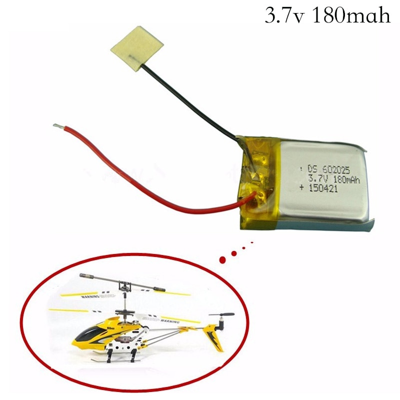 3.7V 180 Mah Lipo Batterij Voor Syma S107 S107G Skytech M3 M3 Vervangende Onderdelen Voor Syma Skytech Rc helicopter 3.7V 180 Mah