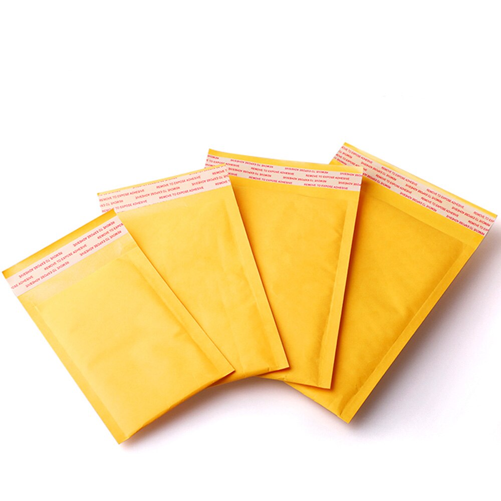 30 Uds. Bolsas de sobres de burbujas, papel Kraft, sobres acolchados, de sobres con burbuja, embalaje amarillo multifunción, bolsa de correo