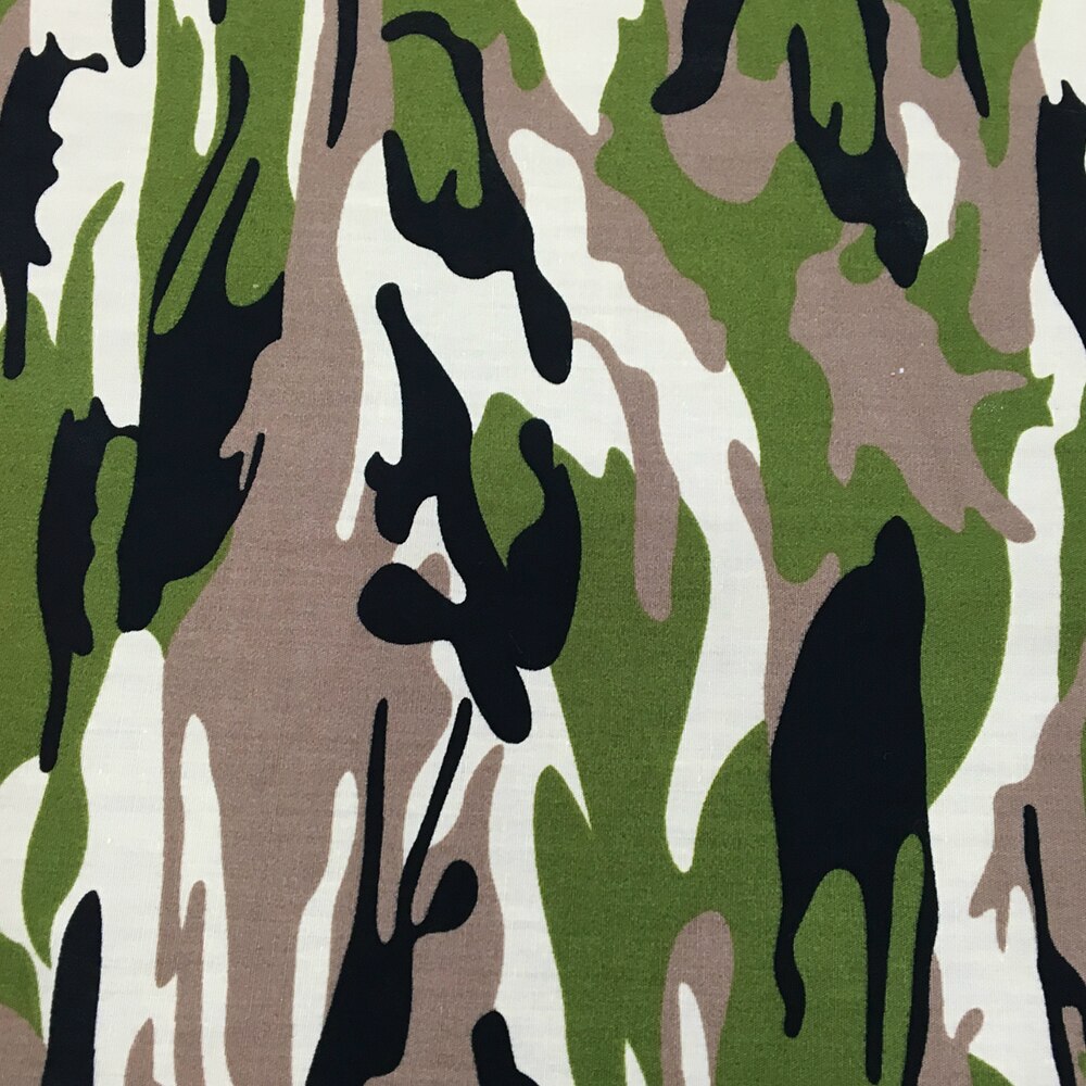 DIY Cotton Fabric 1M*1.5M Camouflage Printed Camo 100% Cotton Fabric Shirt Pants Sewing Quilting Supplies 132*77 Density: 4