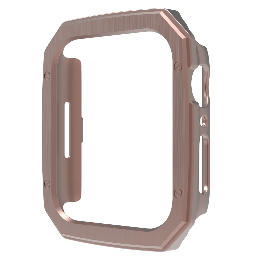 Capa dura para pc para apple watch ultra série 8 7 49mm 41mm 45mm capa de plástico revestida para iwatch 6 se 5 4 40mm 44mm capa protetora: GOLD / 2 - 3.9 polegadas