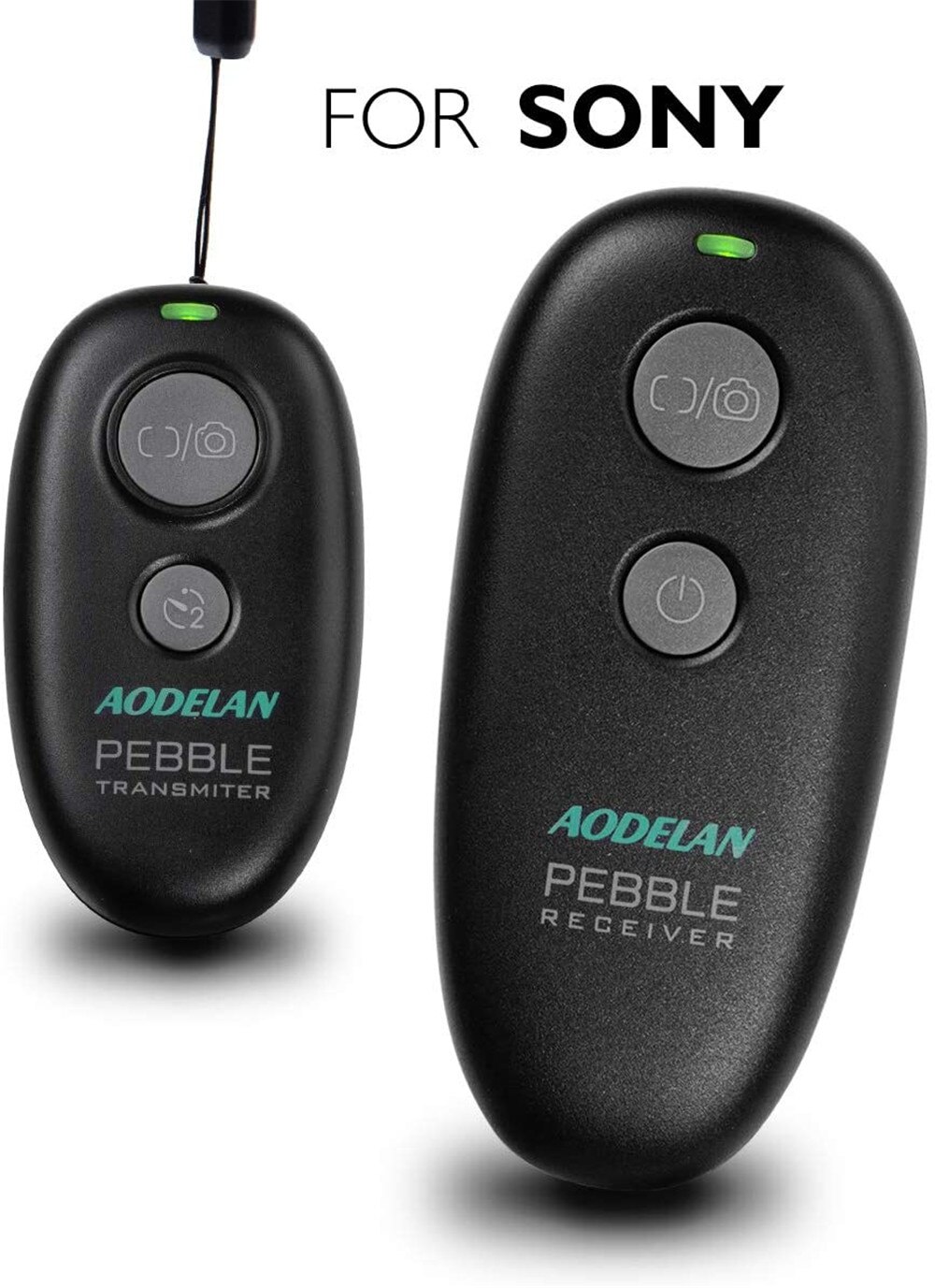 AODELAN mando con Control remoto para cámara Sony a9, a7M2, a7M3, a7RM2, a7RM3, a7RM4, a6600, a6100, RX100M5 RX100M6, a99M2