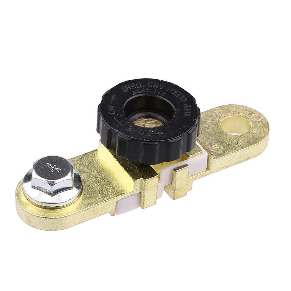 Side Post Battery Master Disconnect Cut Off Switch Universele SI-AT11008 Brass Side Mount Car Auto 19Y20: Black