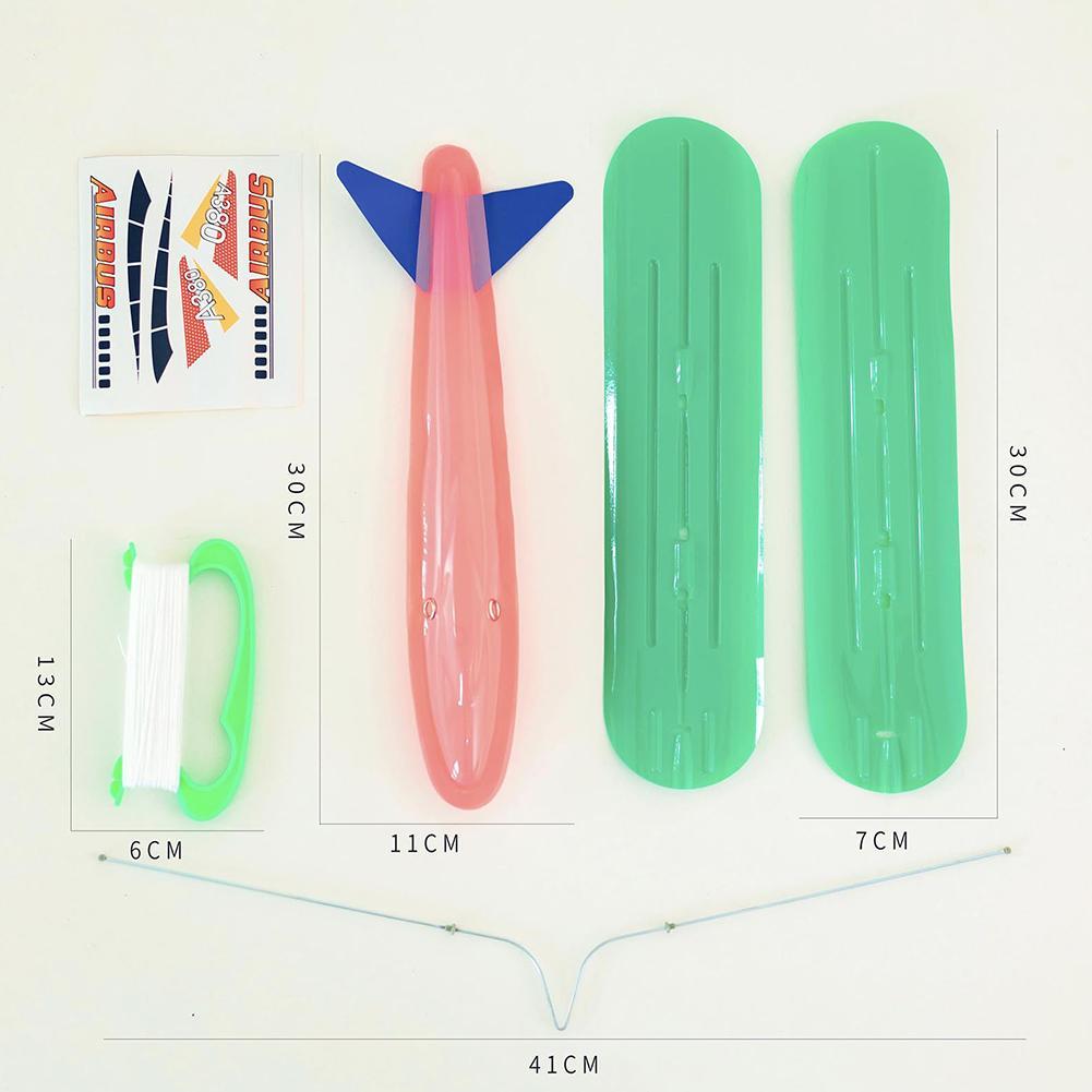 Hand Throw Airplane Outdoor Sports Disassembly Planes Flying Manual Launch DIY Kite Airplane Toy Fly Planes Toys