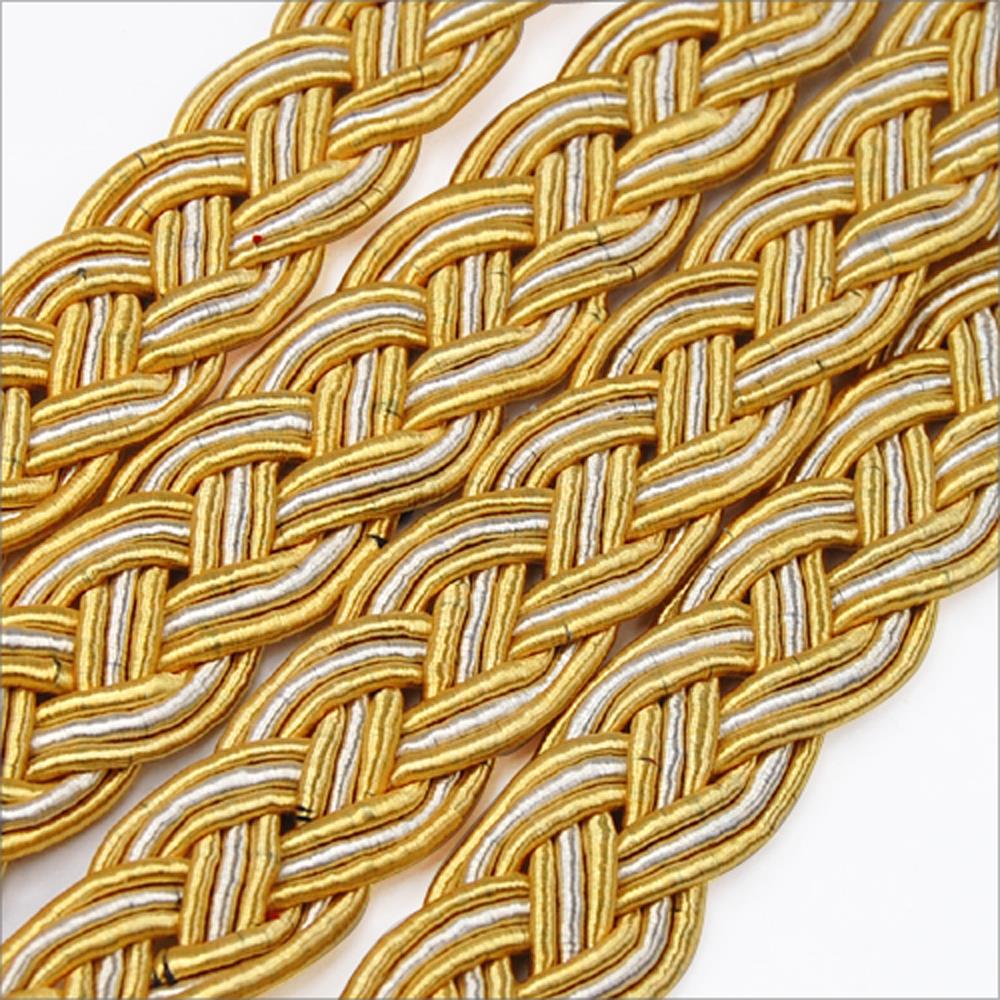 In Voorraad Paar Curturn Tiebacks Touw Decoratieve Holdback Cord Drape Goud