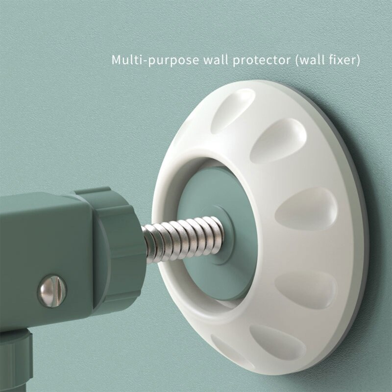 B2EB-Protector de pared de seguridad para bebé, extensión de puerta de bebé, almohadilla protectora de pared, 2 piezas