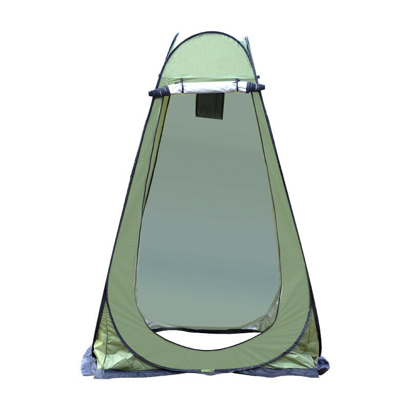 Tragbare außendusche, badewanne, umkleidekabine, campingzelt, sichtschutz, toilette, unterstand mit heringen, abspannleinen und zeltstangen: Grün