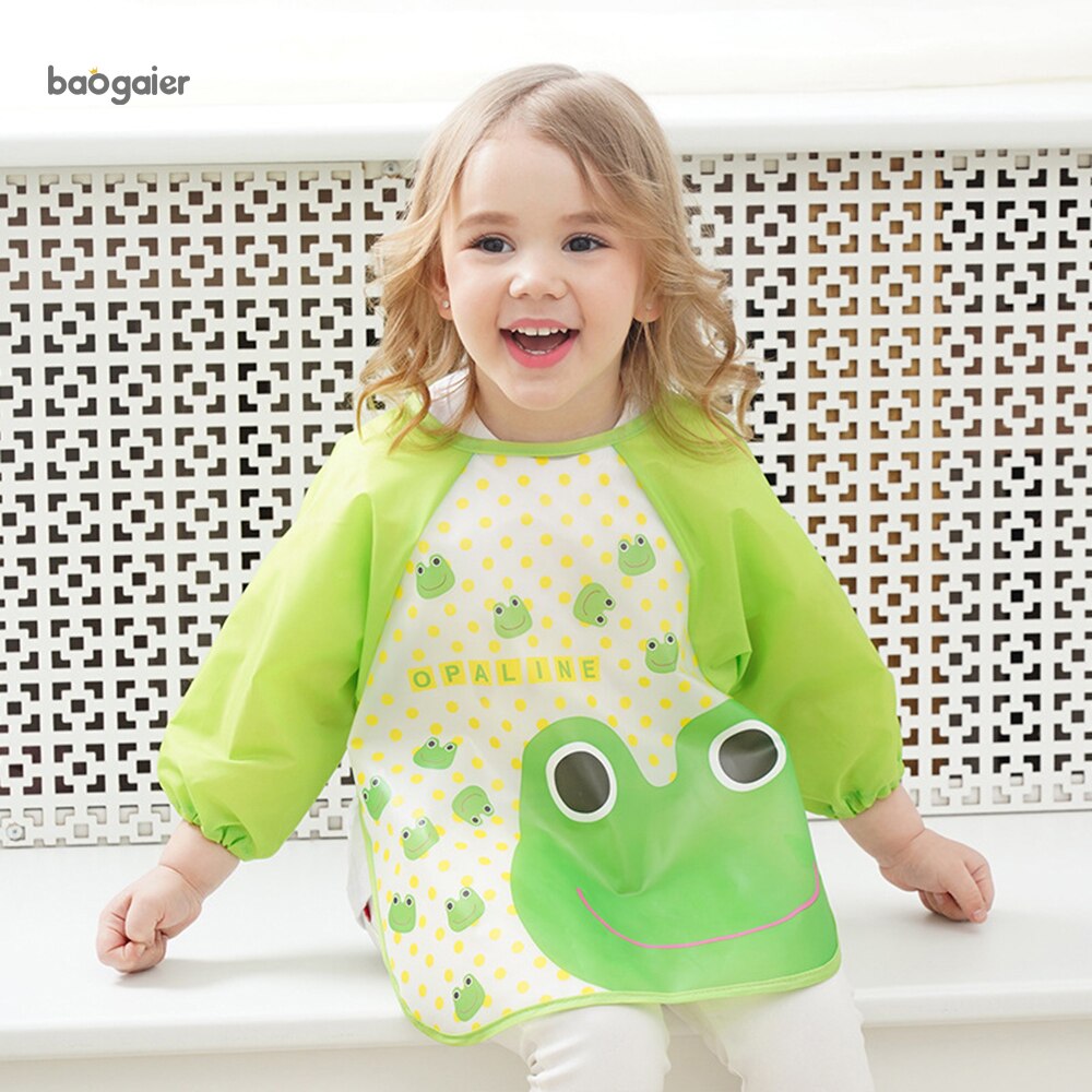 Baogaier Slabbers Kinderen Waterdichte Tela Bib Baby Meisje Jongen Baberos Vlekbestendig Slabbetjes Babero Slabber Voeden Baby Dingen: No pocket 4
