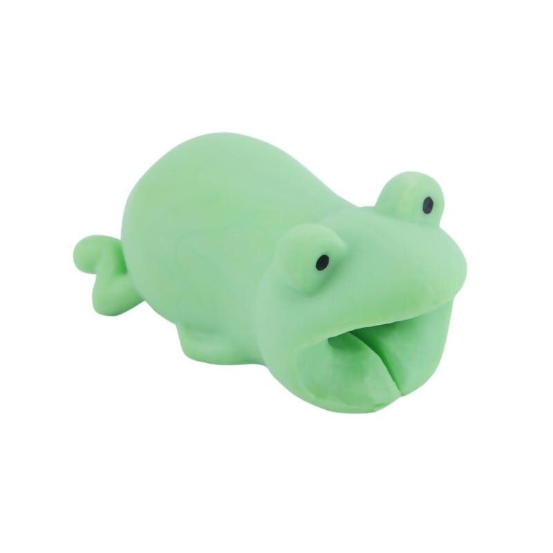 Data Cable Protection Sleeve Cable Winder Cute Animal Bite Cable Protector For iPhone Panda Bites Doll Model Holder Cable Winder: C