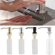 Kitchen Sink Detergent Dispenser Pumps Lotion Dispenser Head Liquid Soap Dispenser for Washing Dish Bathroom Accessories Black