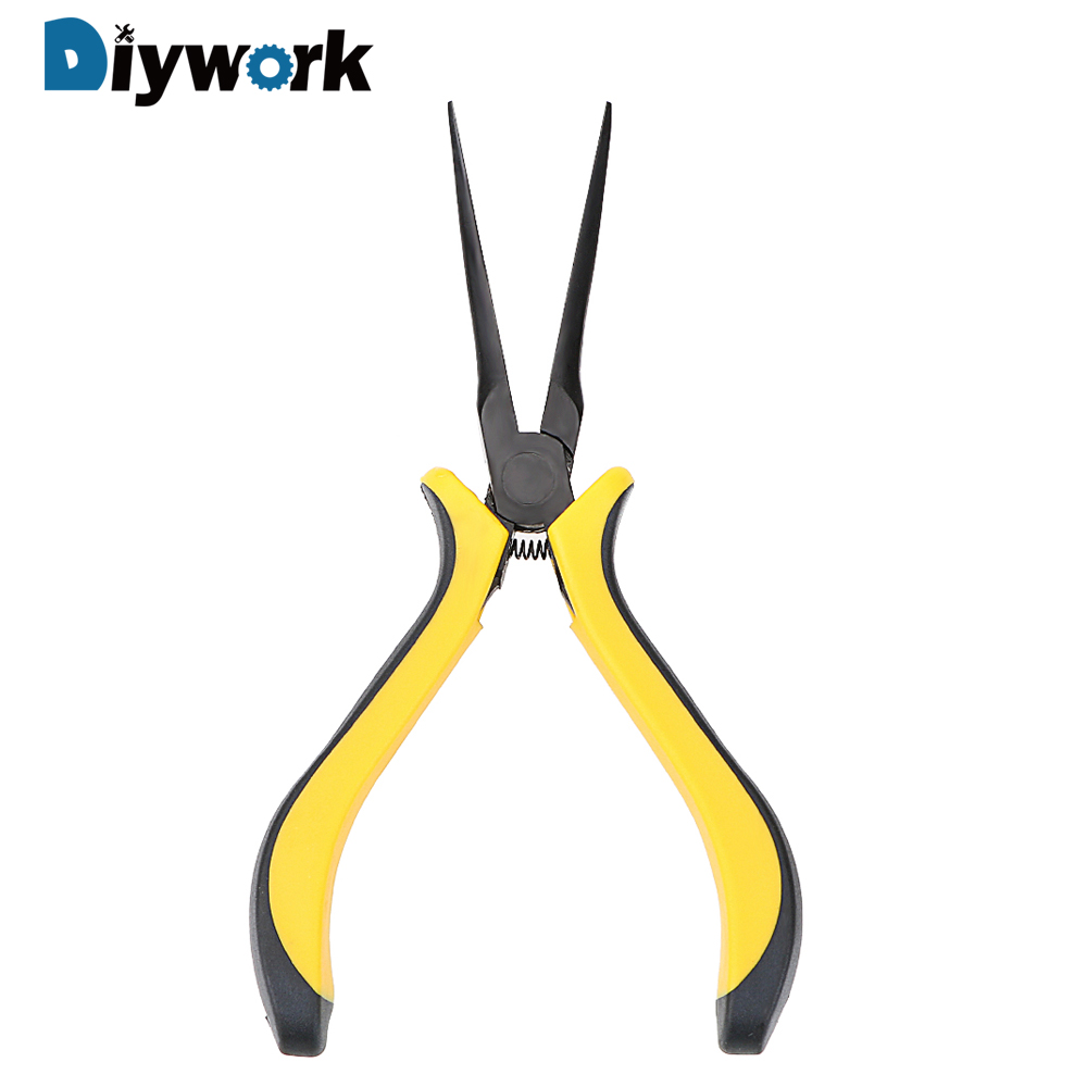 DIYWORK Long Nose Plier Forceps Repair Hand Tool Needle Nose Plier