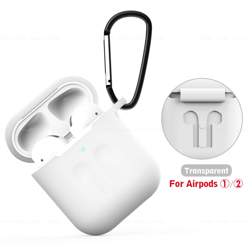 Soft Silicone Cases for Airpods 2nd 1st Protective Earphone Cover Case for Apple airpods2 Air pods 2 1 Shockproof Sleeve Pouch: 10